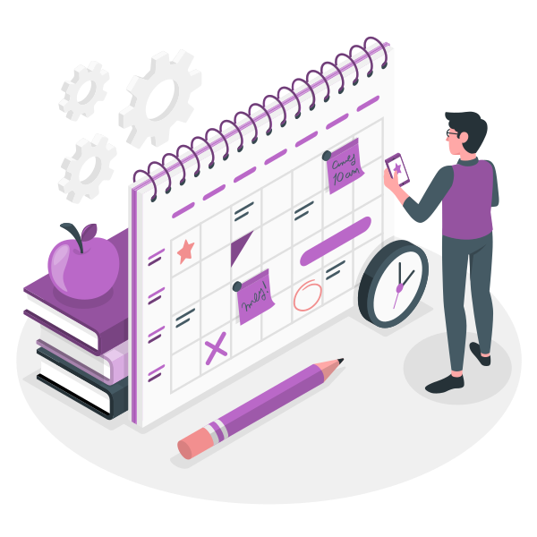 Manage appointments illustration